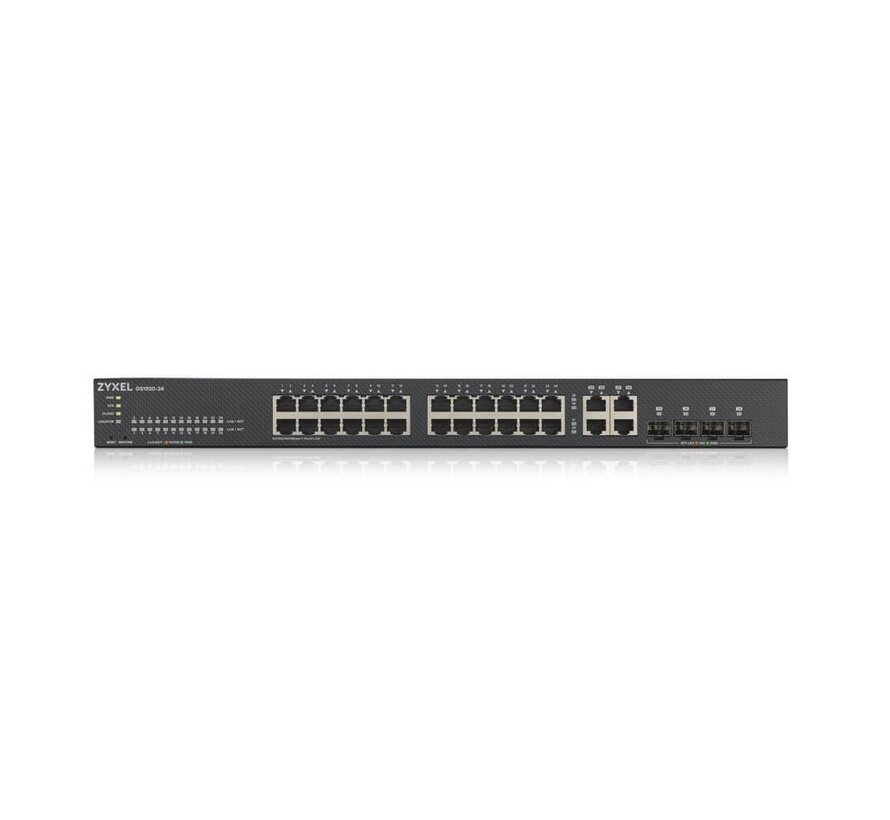 Zyxel GS1920-24V2 | Managed Switch | Gigabit Ethernet (10/100/1000) | 24 poorten