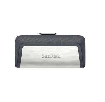 Sandisk SanDisk Ganda UltraType | 256GB USB-C 3.2 & USB-A 3.2 Flash Drive | Zilver