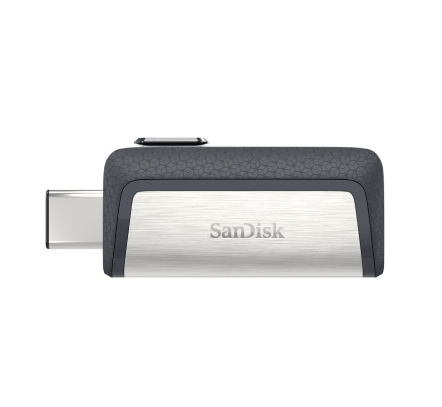 SanDisk Ganda UltraType | 256GB USB-C 3.2 & USB-A 3.2 Flash Drive | Zilver