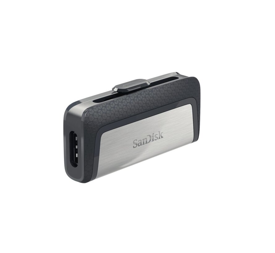 SanDisk Ganda UltraType | 256GB USB-C 3.2 & USB-A 3.2 Flash Drive | Zilver