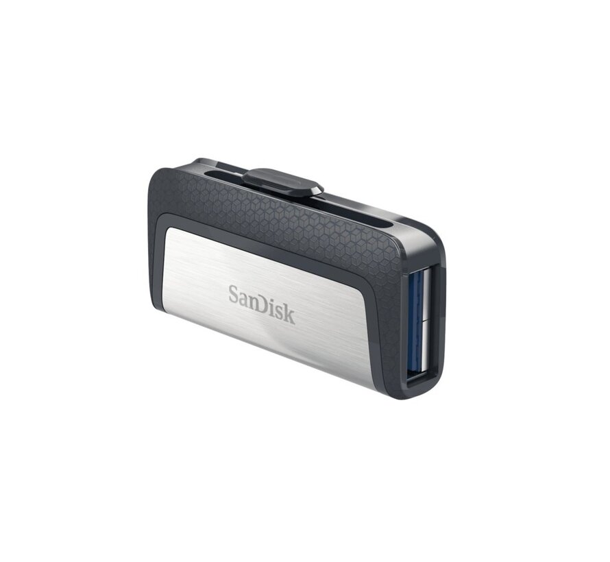 SanDisk Ganda UltraType | 256GB USB-C 3.2 & USB-A 3.2 Flash Drive | Zilver