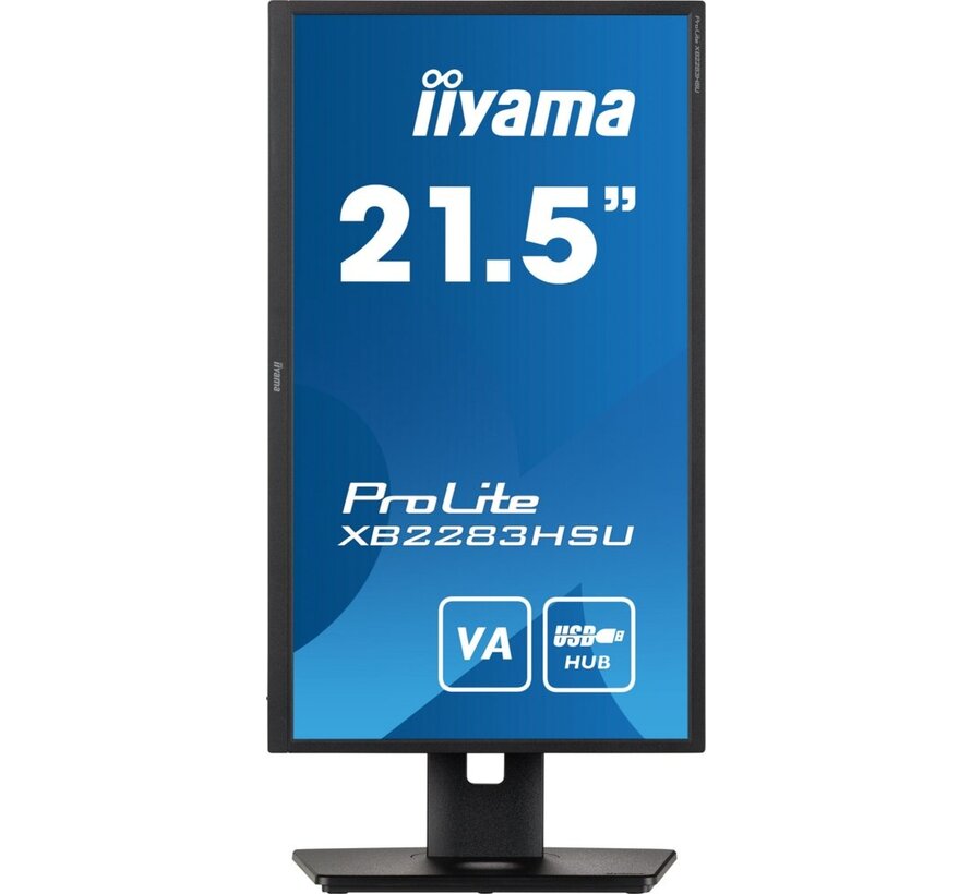 iiyama ProLite XB2283HSU-B1 computer monitor 54,6 cm (21.5") 1920 x 1080 Pixels Full HD LED Zwart