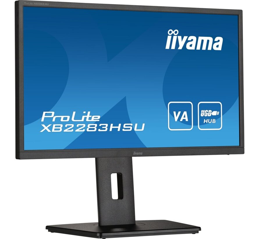 iiyama ProLite XB2283HSU-B1 computer monitor 54,6 cm (21.5") 1920 x 1080 Pixels Full HD LED Zwart