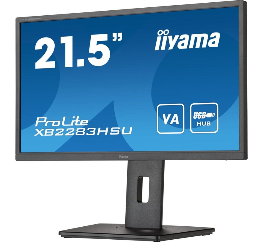iiyama ProLite XB2283HSU-B1 computer monitor 54,6 cm (21.5") 1920 x 1080 Pixels Full HD LED Zwart