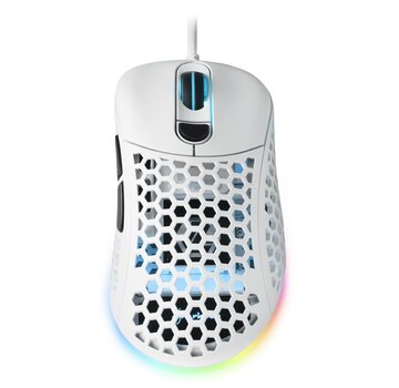 Sharkoon Light² 200 | Bekabelde Gaming Muis | Links- en Rechtshandig | USB-A | 16000 DPI | Wit