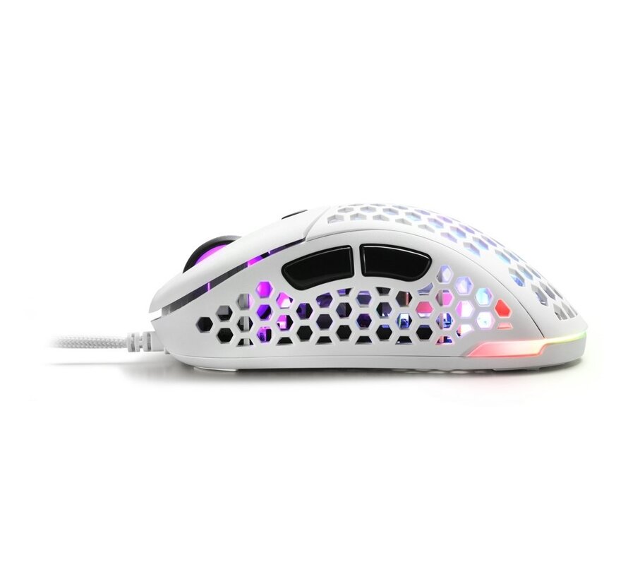 Light² 200 | Bekabelde Gaming Muis | Links- en Rechtshandig | USB-A | 16000 DPI | Wit