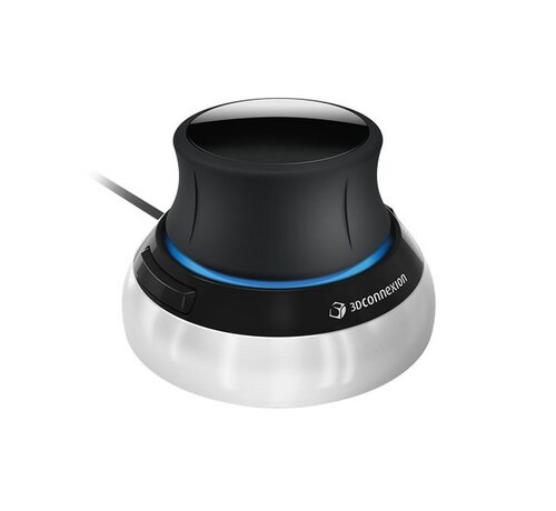 OEM 3Dconnexion SpaceMouse | Bedrade Muis | USB-A | 3D-Tracker | Zwart/Zilver