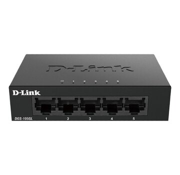 D-LINK D-Link DGS-105GL/E | Netwerk-switch | Unmanaged | Gigabit Ethernet (10/100/1000)
