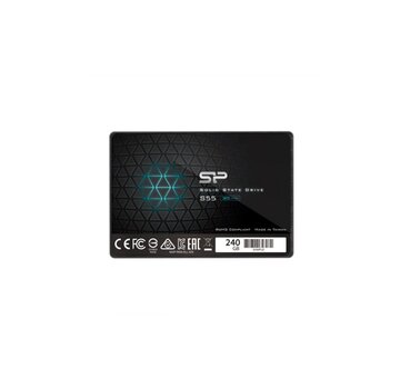 Silicon Power Slim S55 | 240GB SATA SSD | 2.5'' | 370MB/s Lezen | 300MB/s Schrijven