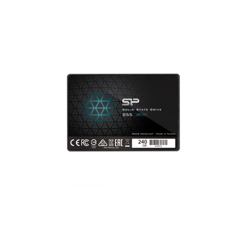 Silicon Power Slim S55 | 240GB SATA SSD | 2.5'' | 370MB/s Lezen | 300MB/s Schrijven