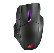 Asus ASUS ROG Spatha X | Draadloze Gaming Muis | Rechtshandig | RF + USB-A | 19000 DPI | Zwart