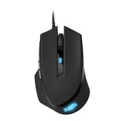 Sharkoon SHARK Force II | Bekabelde Gaming Muis | Rechtshandig | USB-A | 4200 DPI | Zwart
