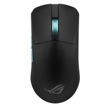 Asus ASUS ROG Harpe Ace Aim Lab Edition | Draadloze Muis | Links- en Rechtshandig | RF + Bluetooth + USB-A | 36000 DPI | Zwart