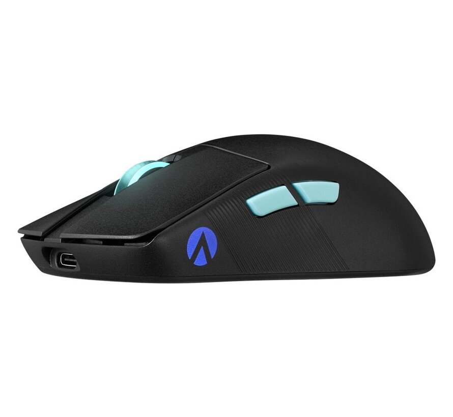 ASUS ROG Harpe Ace Aim Lab Edition | Draadloze Muis | Links- en Rechtshandig | RF + Bluetooth + USB-A | 36000 DPI | Zwart