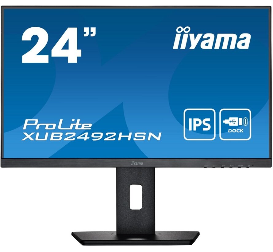 iiyama ProLite XUB2492HSN-B5 LED display 61 cm (24") 1920 x 1080 Pixels Full HD Zwart