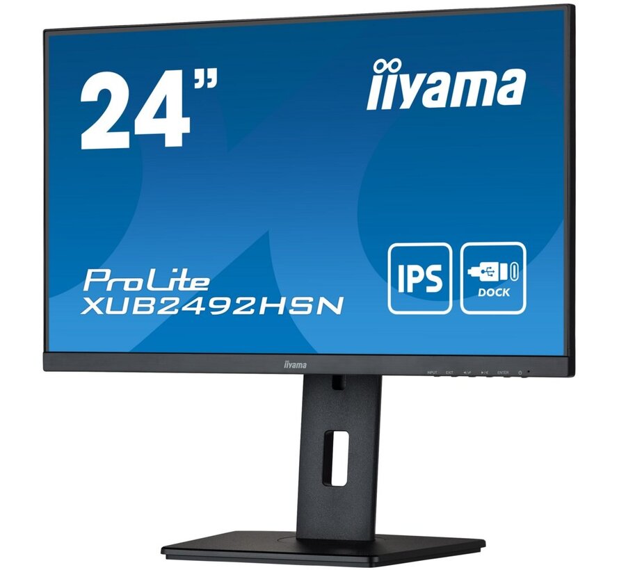 iiyama ProLite XUB2492HSN-B5 LED display 61 cm (24") 1920 x 1080 Pixels Full HD Zwart