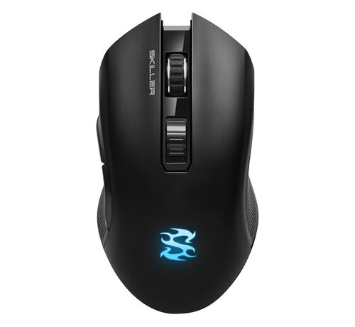 Sharkoon Skiller SGM3 | Draadloze Gaming Muis | RF-Draadloos | 6000 DPI | Zwart | RGB
