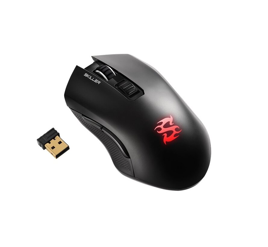 Skiller SGM3 | Draadloze Gaming Muis | RF-Draadloos | 6000 DPI | Zwart | RGB