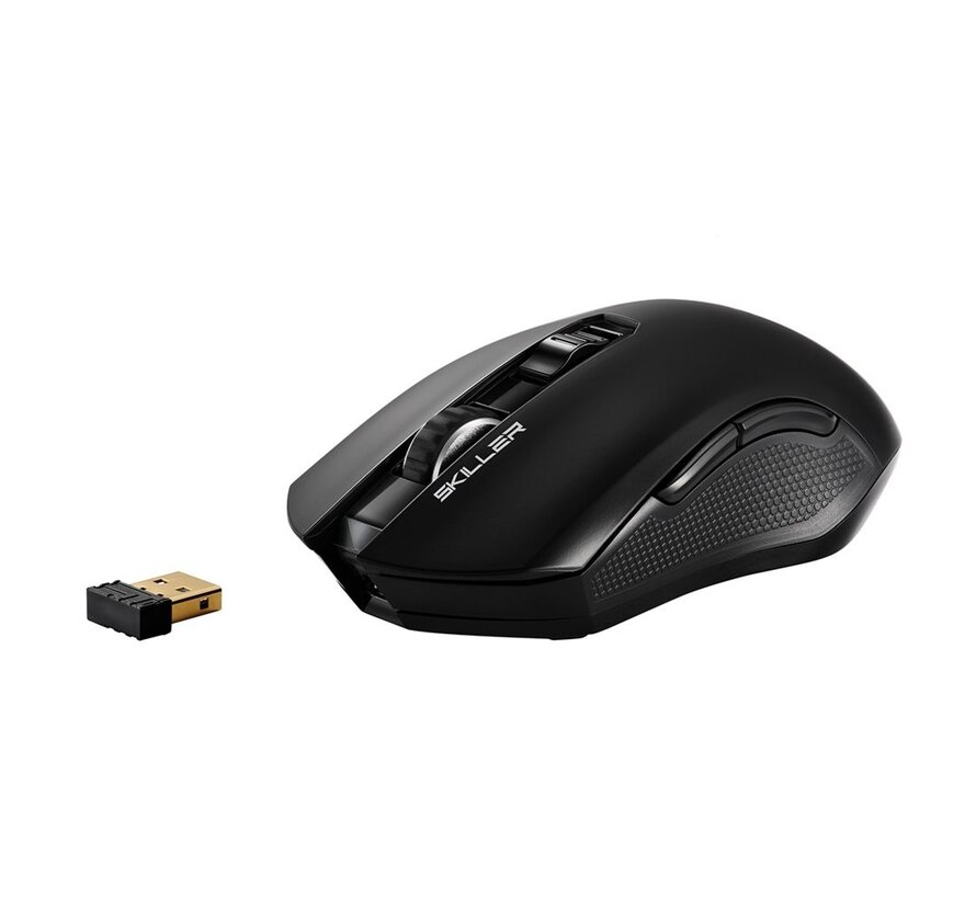 Skiller SGM3 | Draadloze Gaming Muis | RF-Draadloos | 6000 DPI | Zwart | RGB
