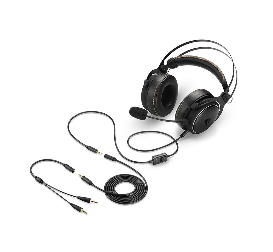 Skiller SGH50 | Over-Ear Gaming Headset 3,5mm Connector | Zwart
