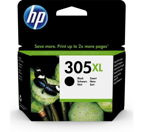 Hewlett Packard HP 305XL originele high-capacity zwarte inktcartridge