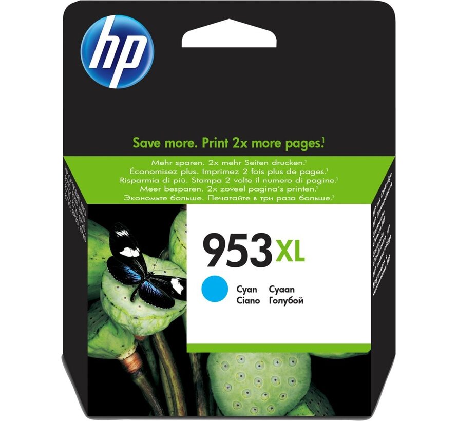 HP 953XL originele high-capacity cyaan inktcartridge