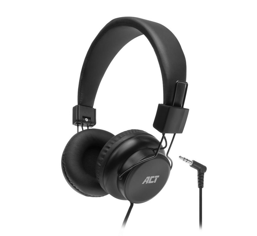 AC9300 | On-Ear Bedrade 3,5mm Koptelefoon | Zwart