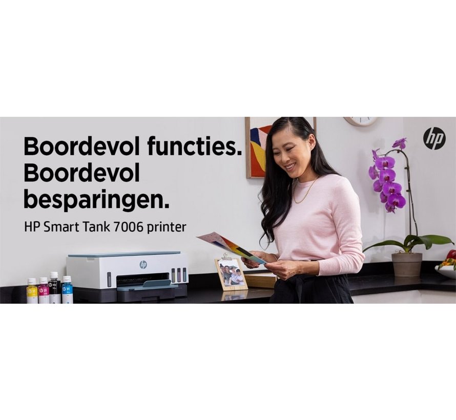 HP Smart Tank 7006 AiO Inkjetprinter | 4800 x 1200 DPI | Wifi | Kleur