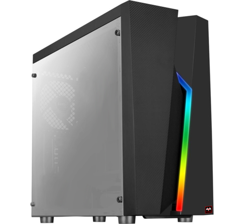 Pcman  Pcman Game PC Mini Bolt RGB i3 - 12100F - RTX 4060 - 8 GB geheugen - 240GB SSD - Windows 11 Pro