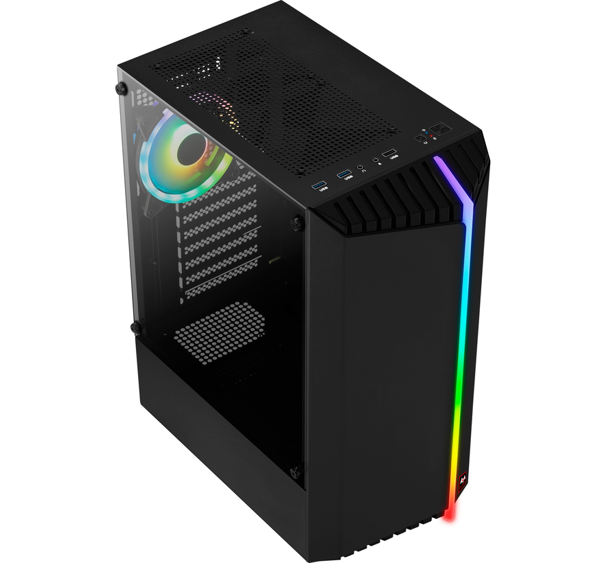 Pcman Game PC Stormrazor RGB i5 - 10400F - RTX 3060 - 16 GB geheugen - 480GB SSD - Windows 11 Pro