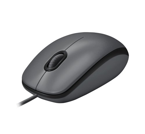 Logitech M100 | Ambidextrous Bedrade Muis | USB-A | 1000 DPI | Zwart