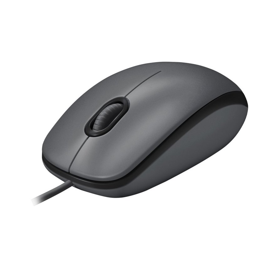 M100 | Ambidextrous Bedrade Muis | USB-A | 1000 DPI | Zwart