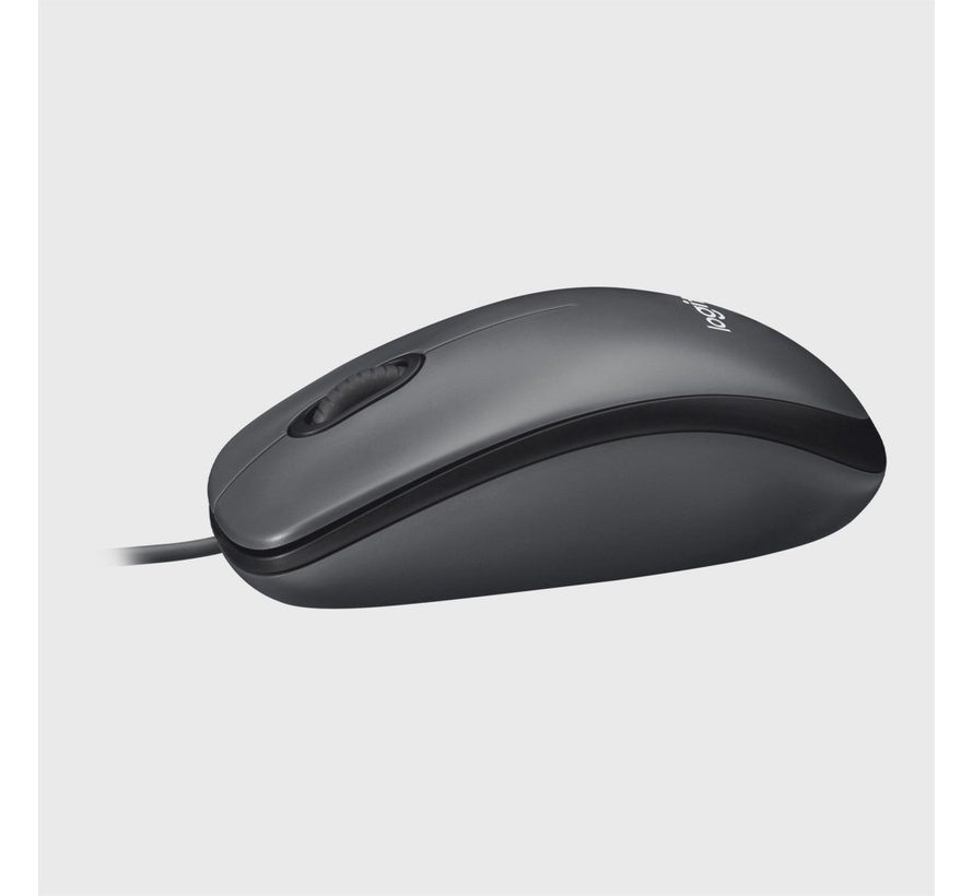 M100 | Ambidextrous Bedrade Muis | USB-A | 1000 DPI | Zwart