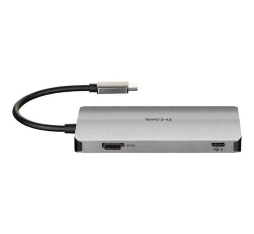 D-Link DUB-M610 | Docking Station & Poortreplicator | USB-C 3.2 Gen 1 | Aluminium/Zwart