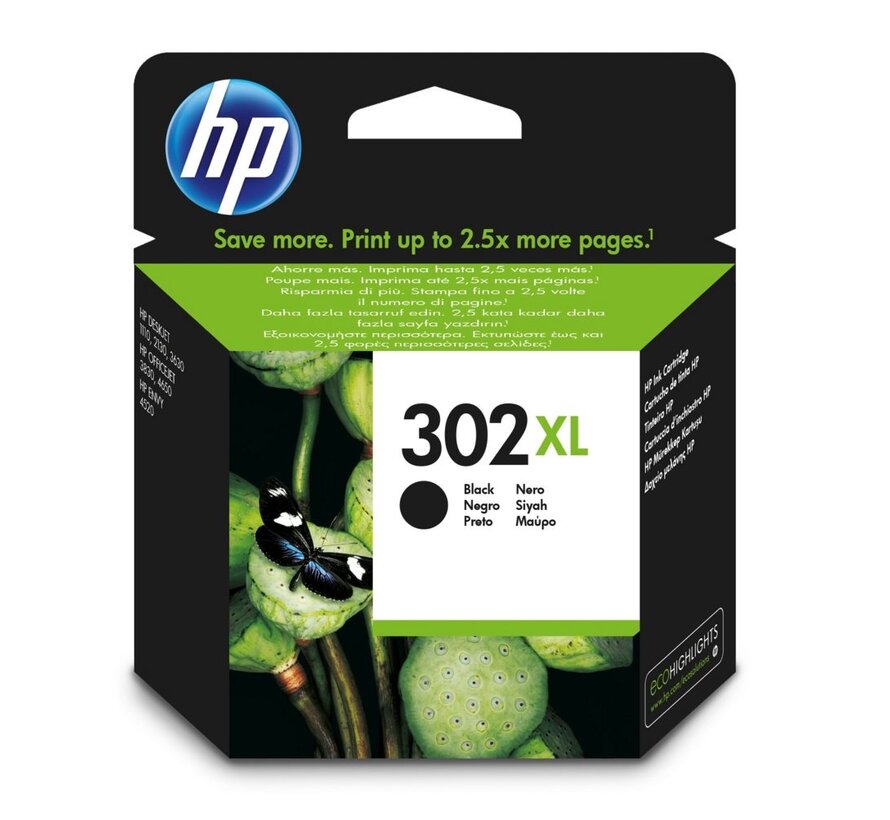 HP 302XL | Originele High-Capacity Zwarte Inktcartridge