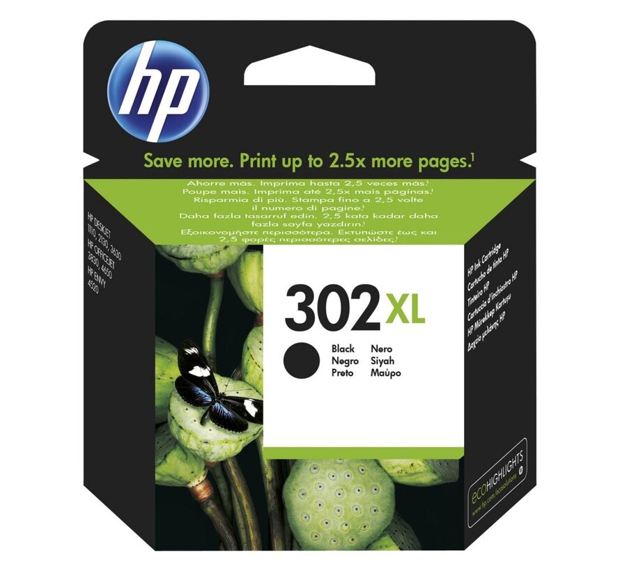 HP 302XL | Originele High-Capacity Zwarte Inktcartridge