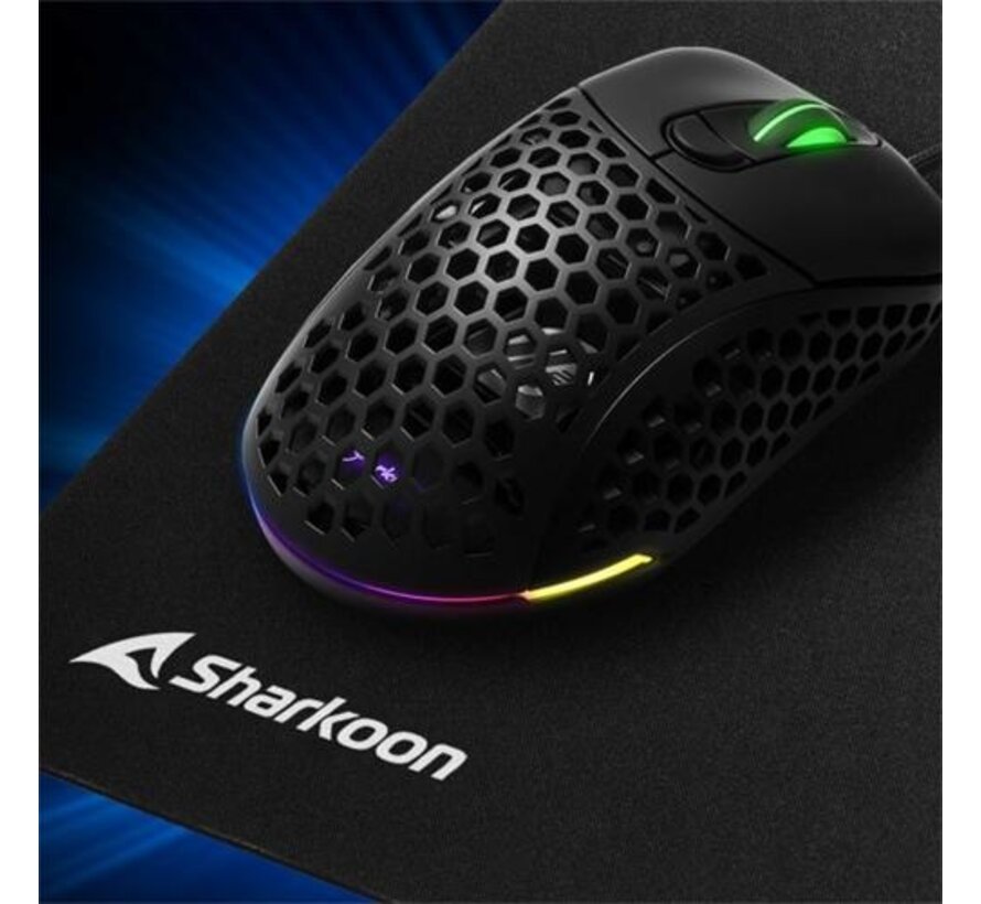 1337 V2 | Game Muismat | Zwart