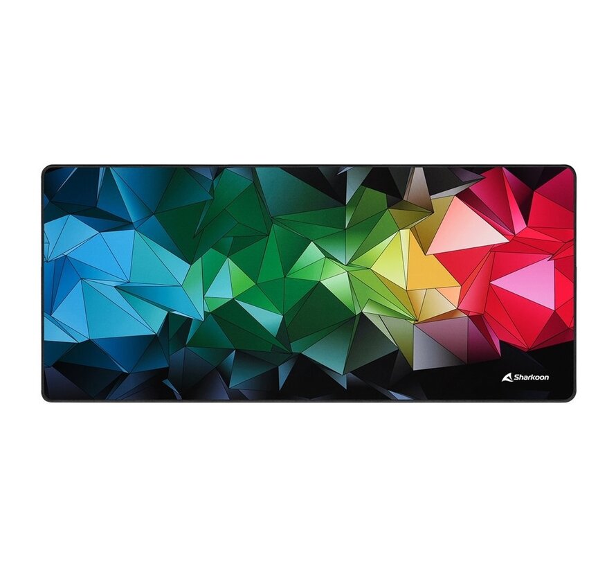 SKILLER SGP30 | Gaming-muismat | XXL-formaat (900 x 400 mm) | Waterafstotend textiel | Antislip rubberen onderzijde | Meerkleurig