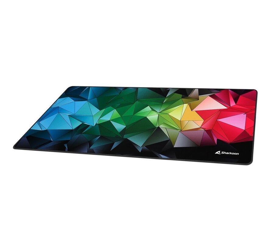 SKILLER SGP30 | Gaming-muismat | XXL-formaat (900 x 400 mm) | Waterafstotend textiel | Antislip rubberen onderzijde | Meerkleurig