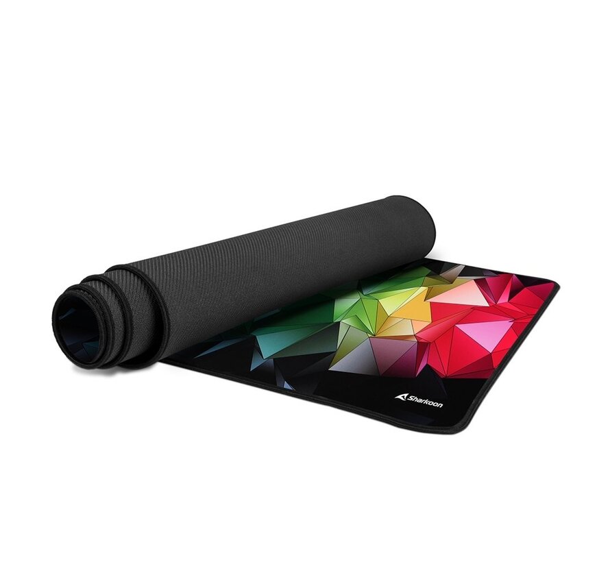 SKILLER SGP30 | Gaming-muismat | XXL-formaat (900 x 400 mm) | Waterafstotend textiel | Antislip rubberen onderzijde | Meerkleurig