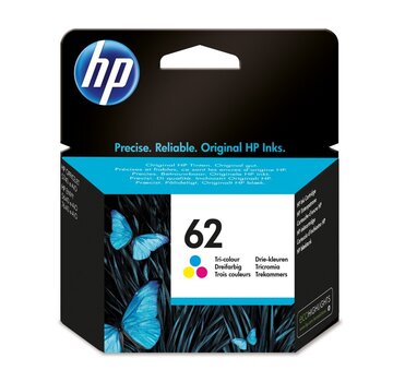 Hewlett Packard HP 62 | Originele Drie-Kleuren Inktcartridge