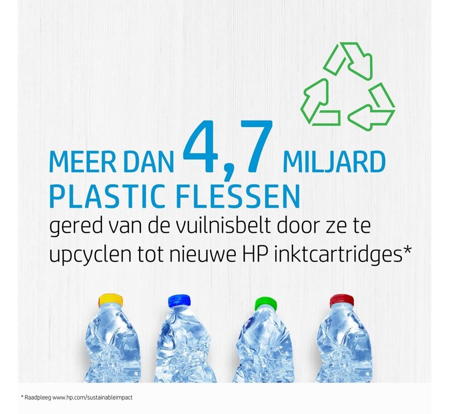 HP 302XL originele high-capacity drie-kleuren inktcartridge