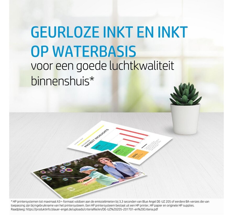 HP 302XL originele high-capacity drie-kleuren inktcartridge