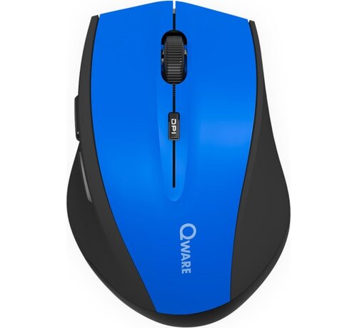 QWare QWARE Wireless Mouse Bolton Blauw
