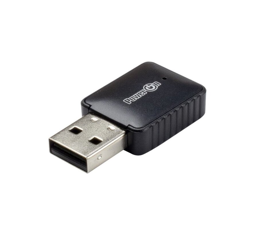 DMG-07 | Wi-Fi 5 & Bluetooth 4.2 USB Adapter | 650 Mbps | Dual-band (2,4 GHz / 5 GHz) | Zwart