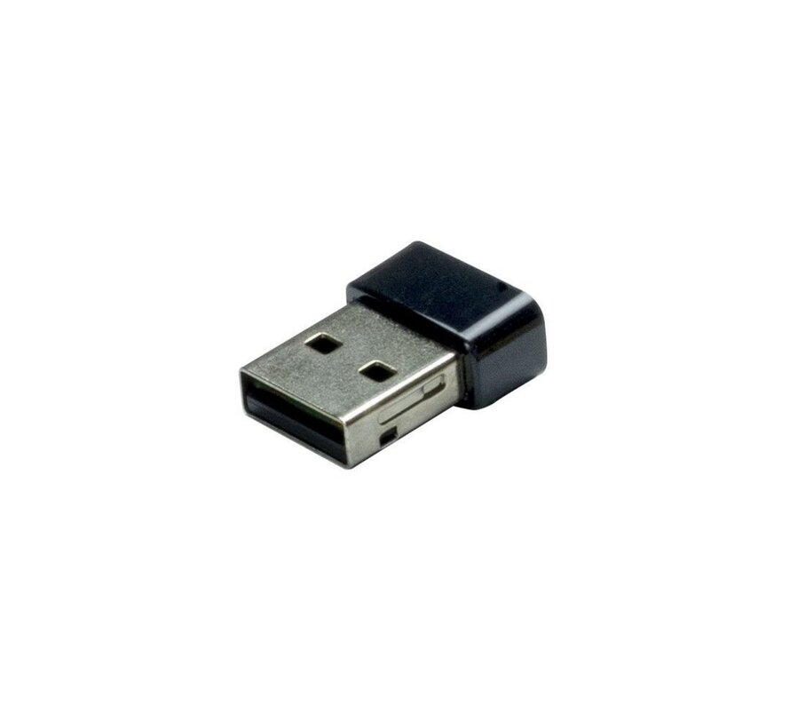 DMG-08 | Wi-Fi 4 & Bluetooth 4.0 USB Adapter | 150 Mbps | 2,4 GHz | USB 2.0 | Zwart