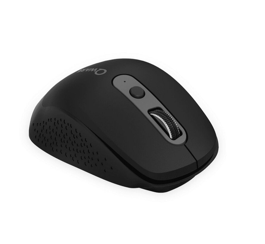 QWARE Wireless Ergo Mouse York Zwart