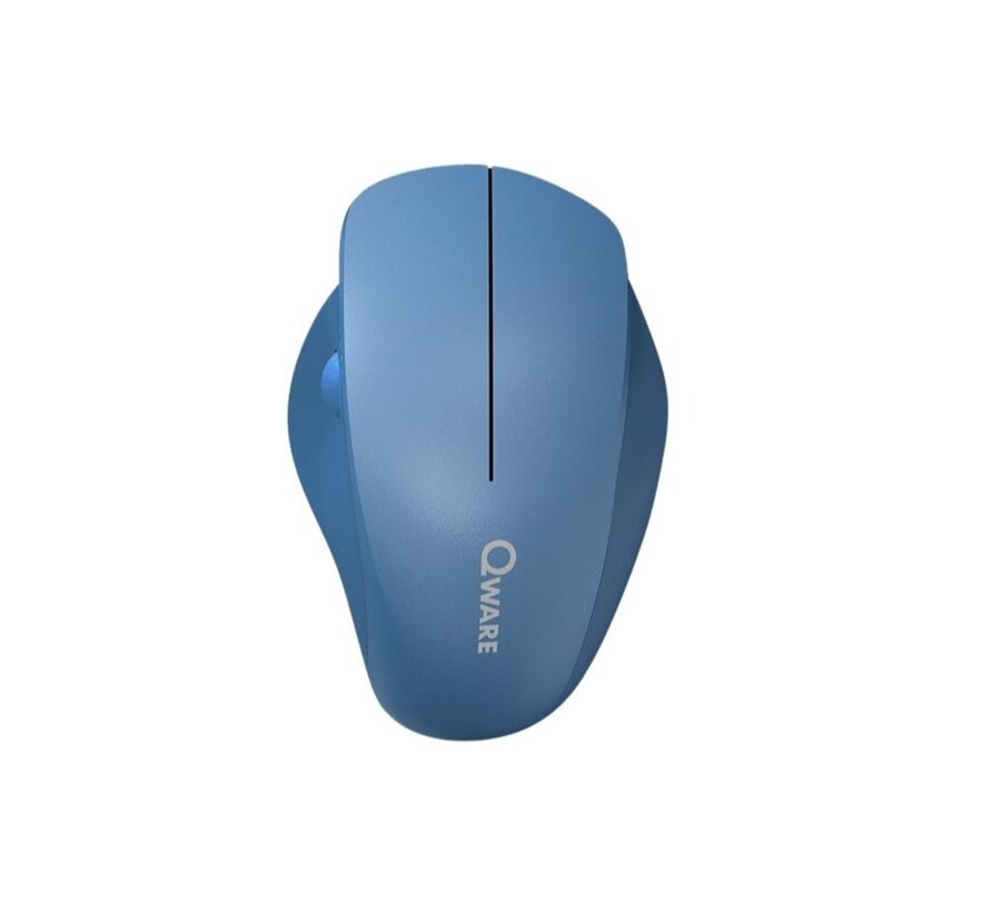 QWARE Wireless Mouse Luton Blauw