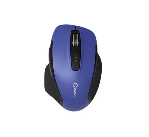 QWare QWARE Wireless Mouse Glasgow Blauw