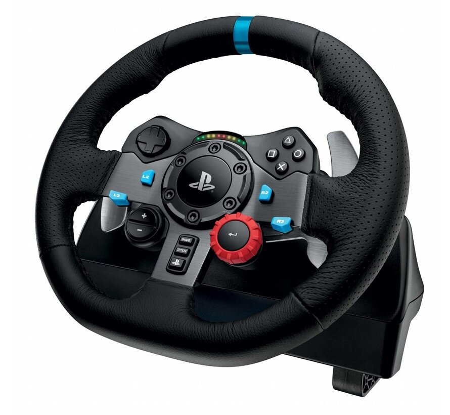 G29 Driving Force Stuurwiel + Pedalen | Force Feedback | 900° Rotatie | USB 2.0 | Compatibel met PC, PS3, PS4, PS5